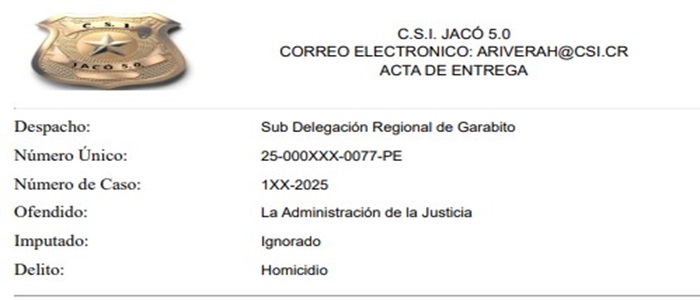 C.S.I. Jaco 5.0 Acta Recibido
